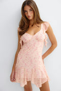 Mini frill dress