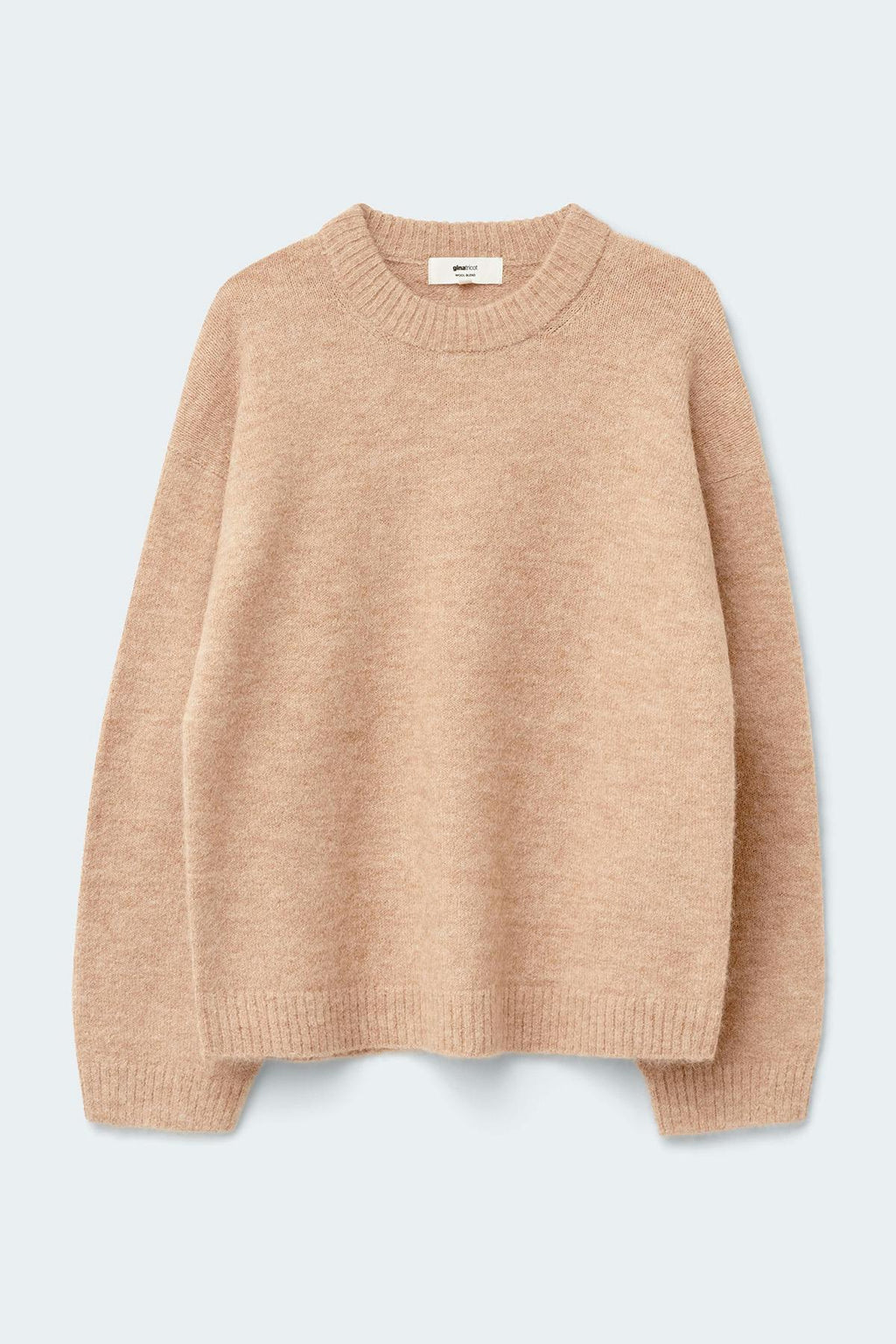 Crew neck knitted sweater