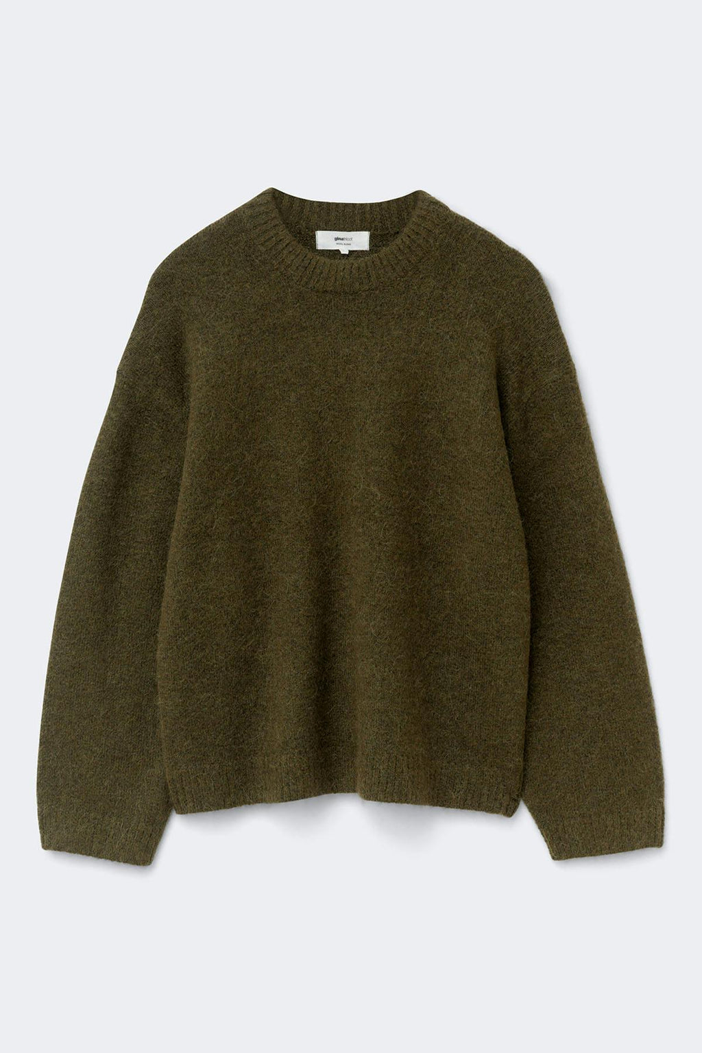 Crew neck knitted sweater