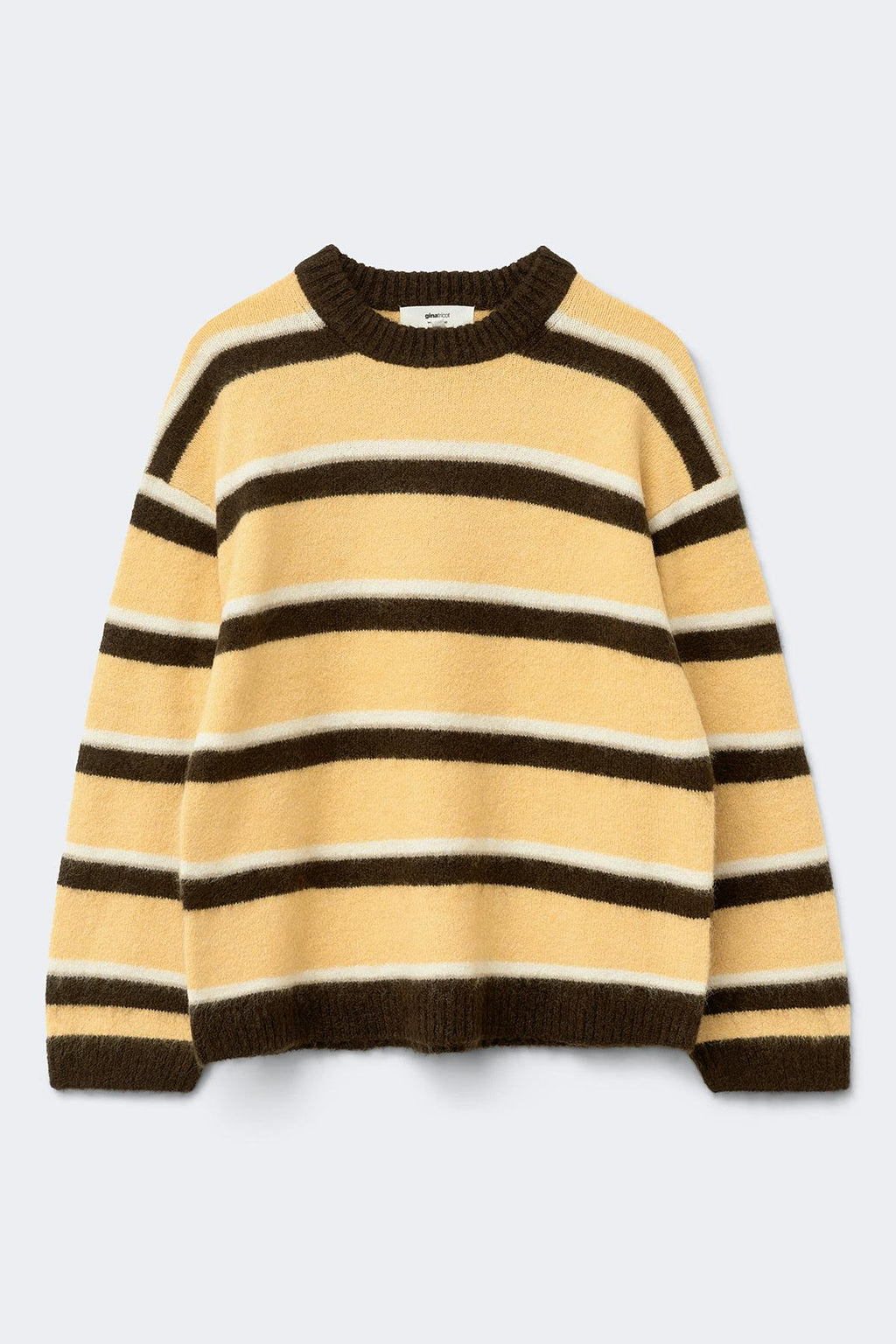 Crew neck knitted sweater