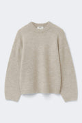 Crew neck knitted sweater
