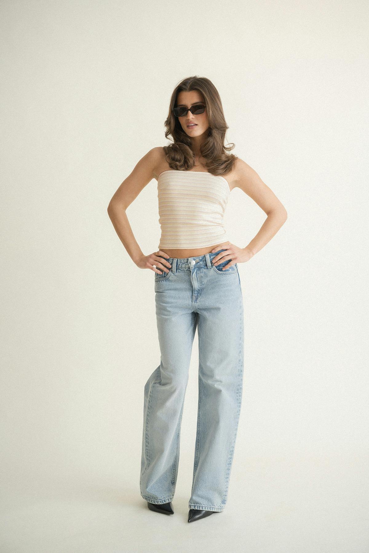 Super stretch tube top