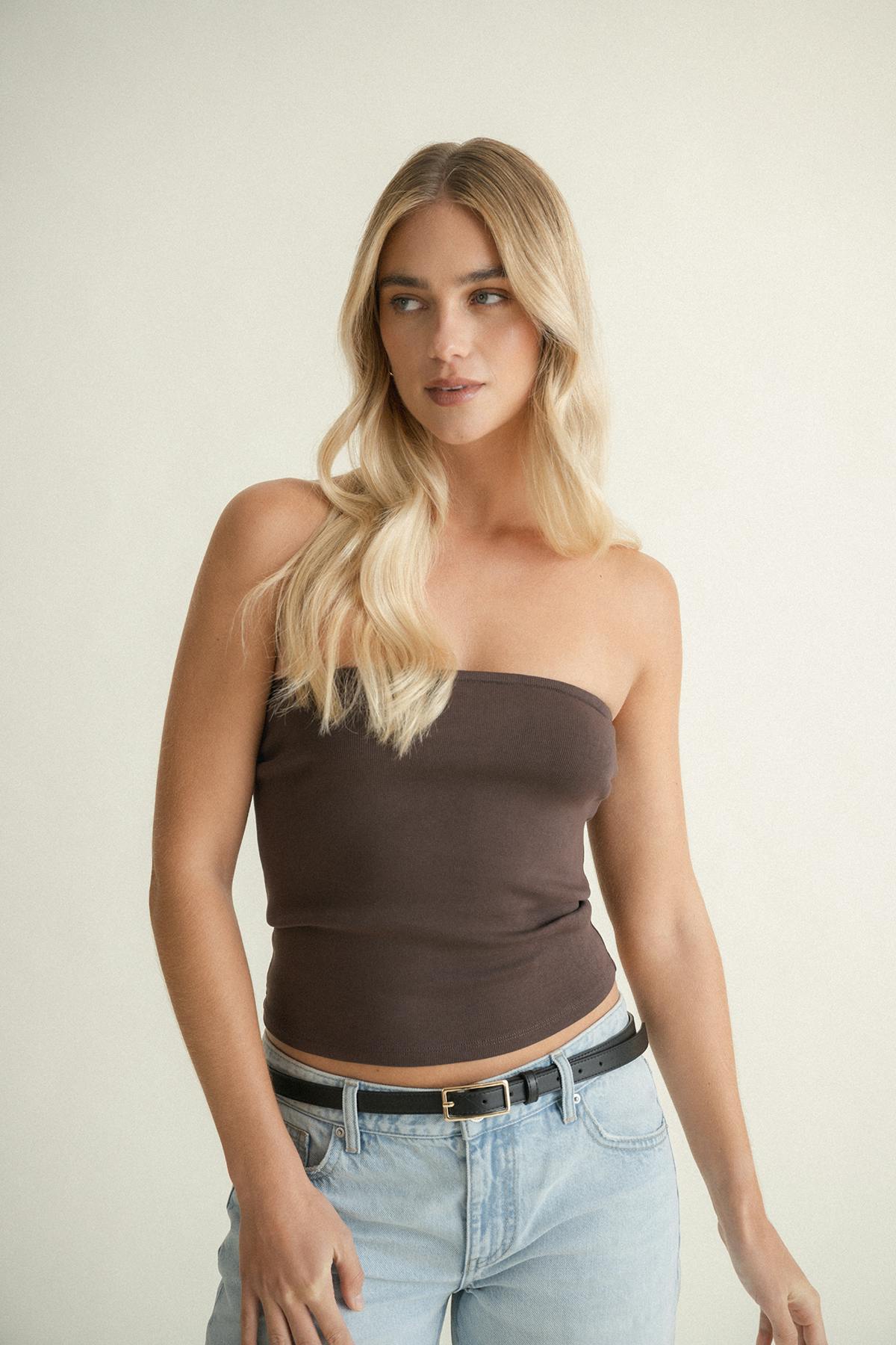 Super stretch tube top
