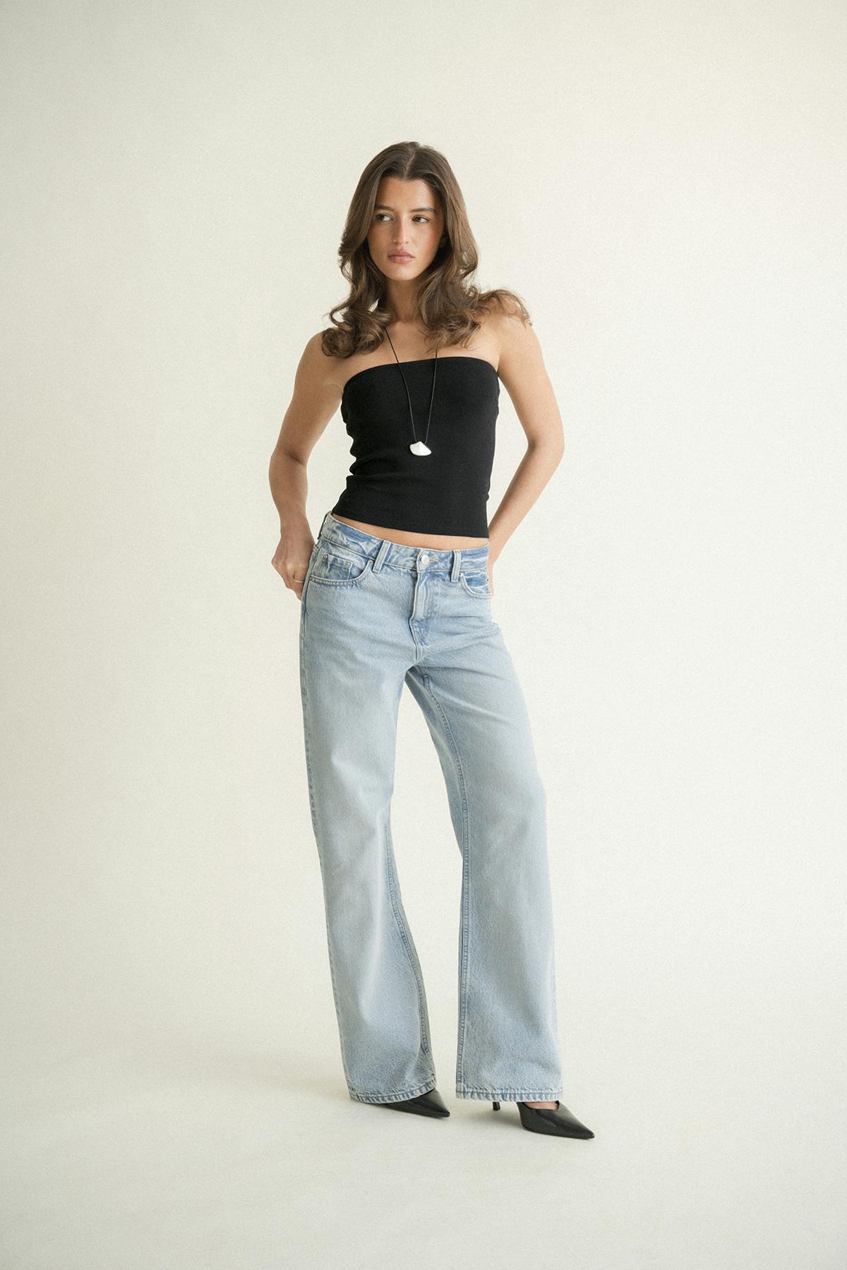 Super stretch tube top