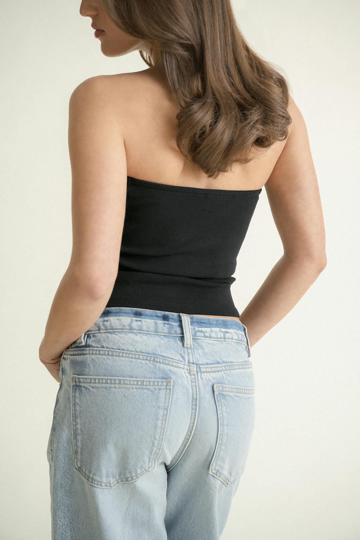Super stretch tube top