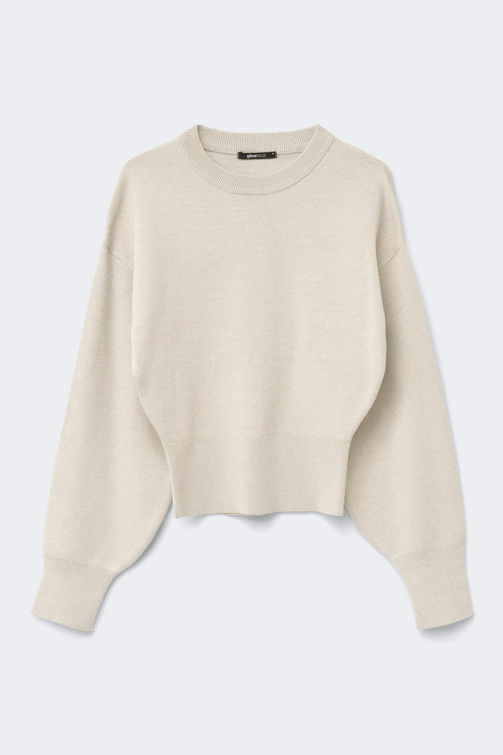 Knitted fitted sweater