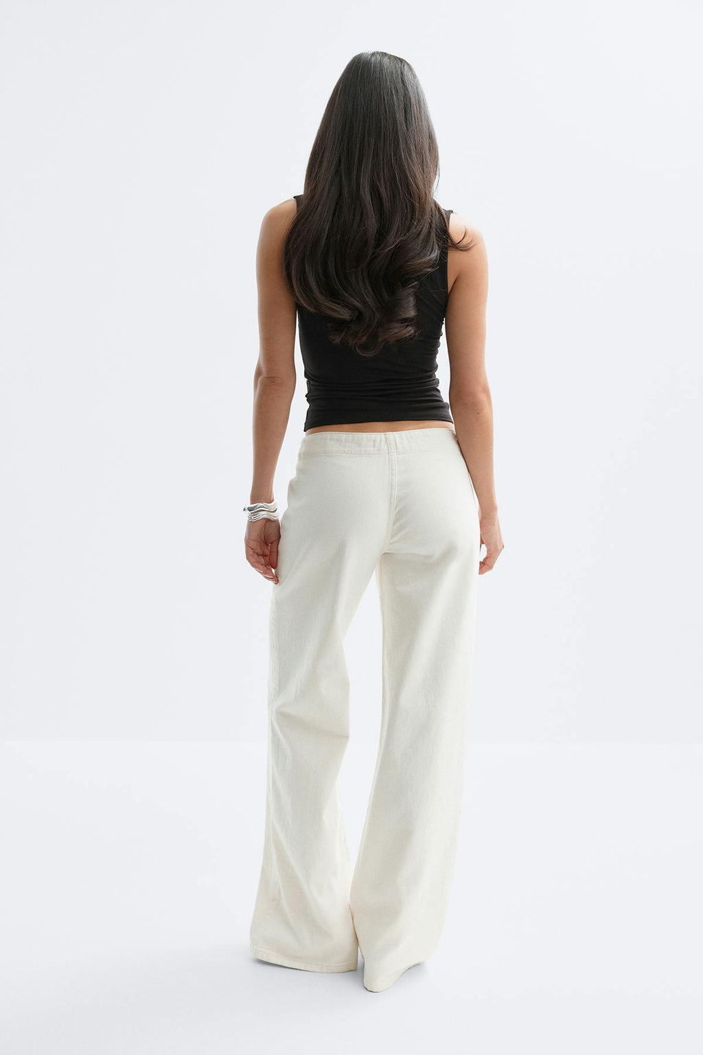 Side knot jeans