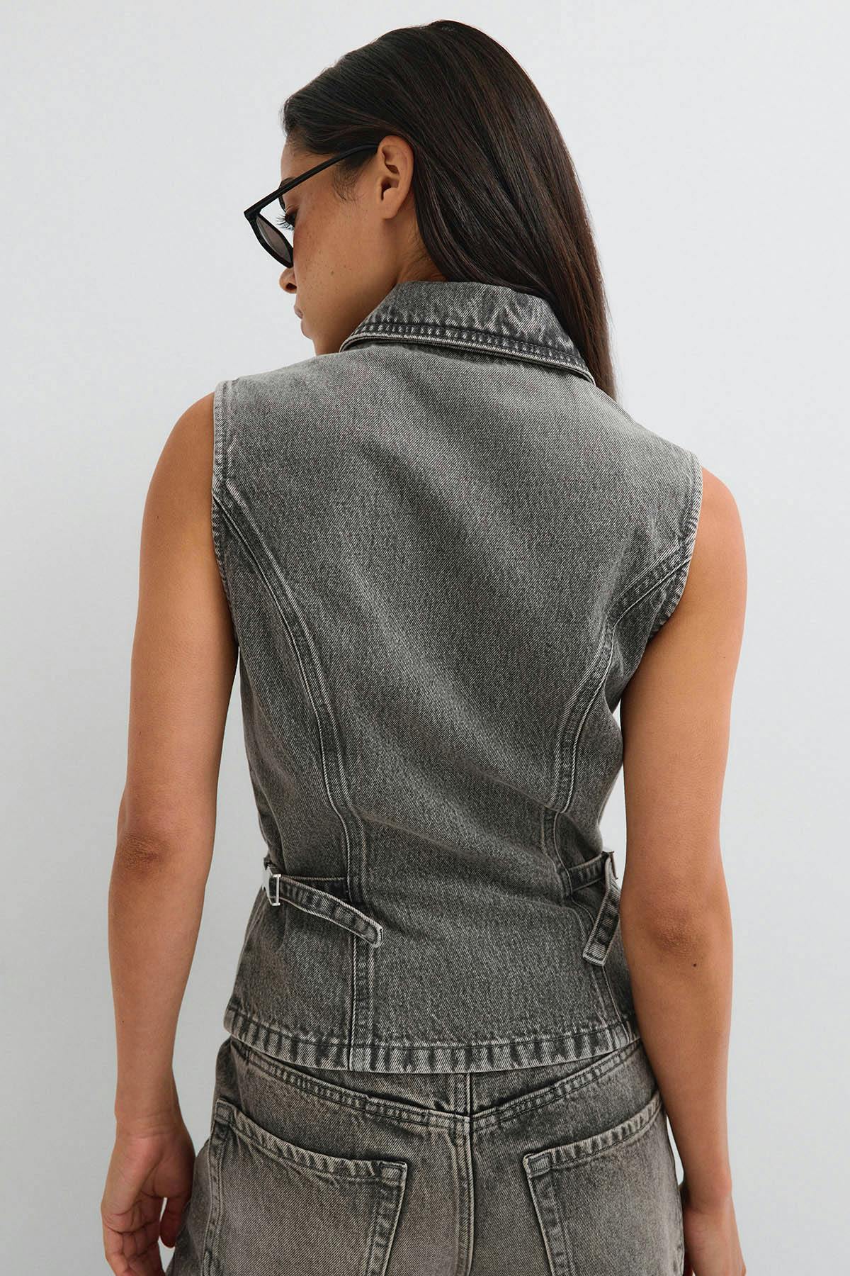 Denim vest
