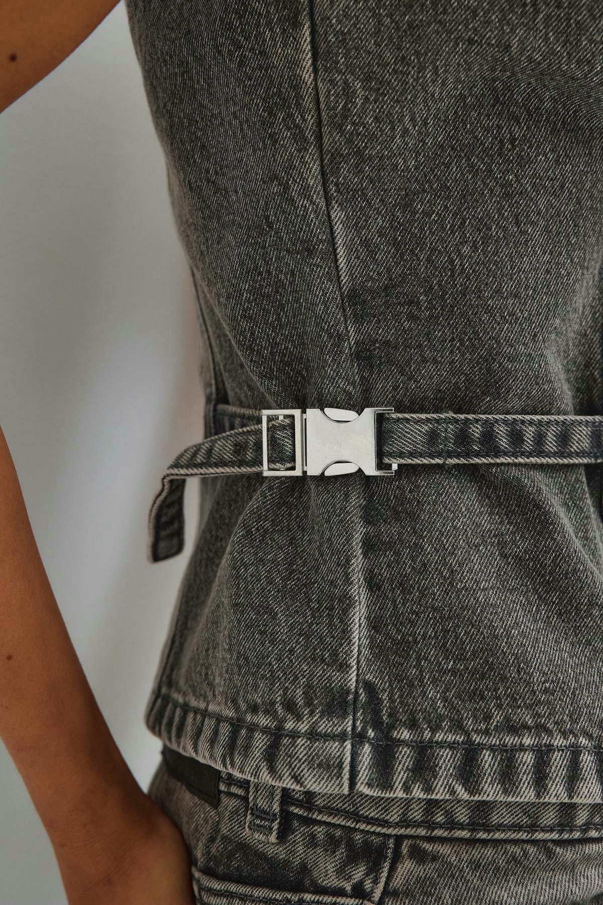 Denim vest