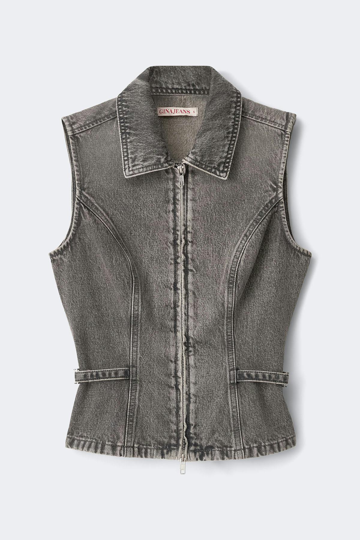Denim vest