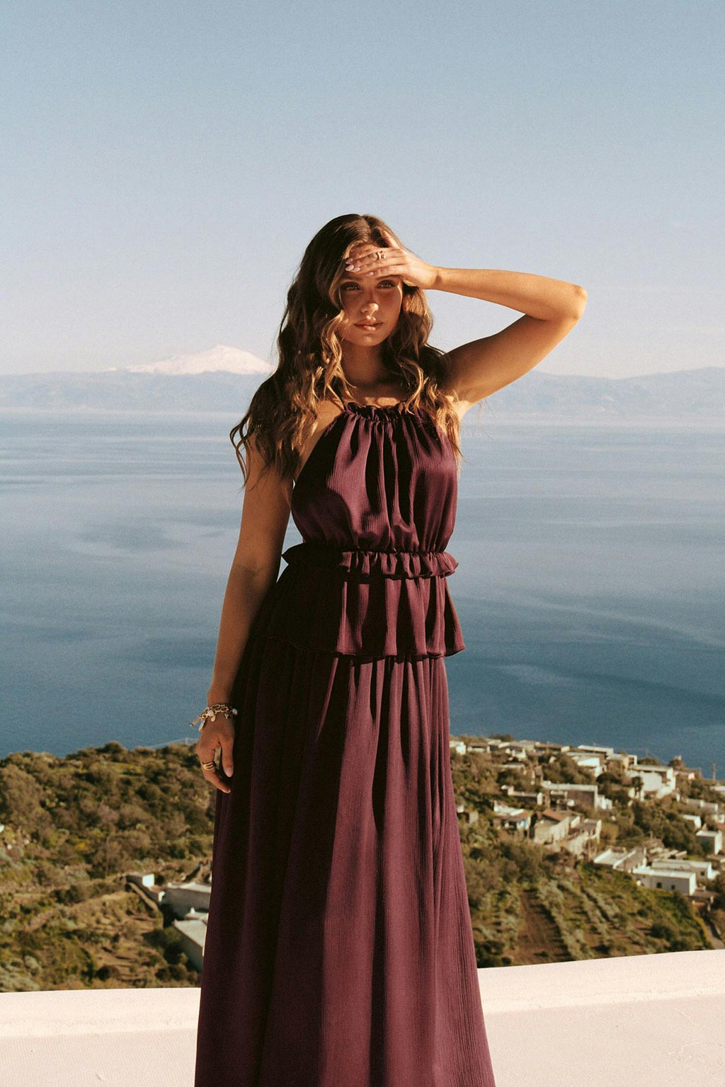 Flowy maxi skirt