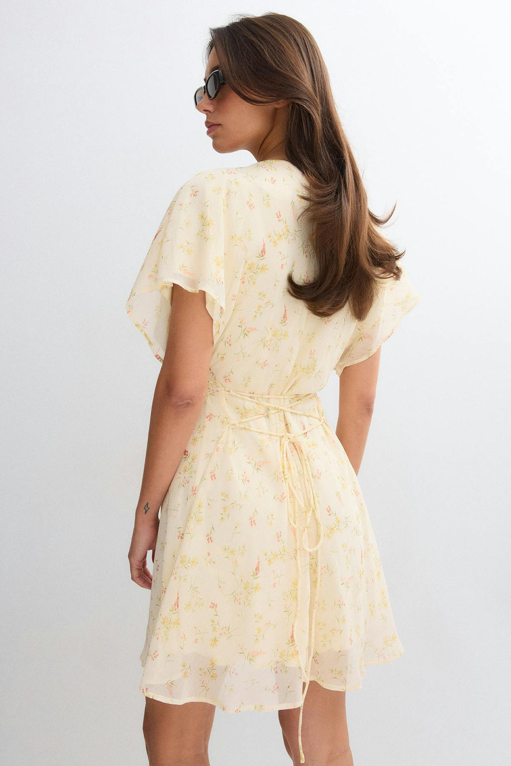 Chiffon mini dress