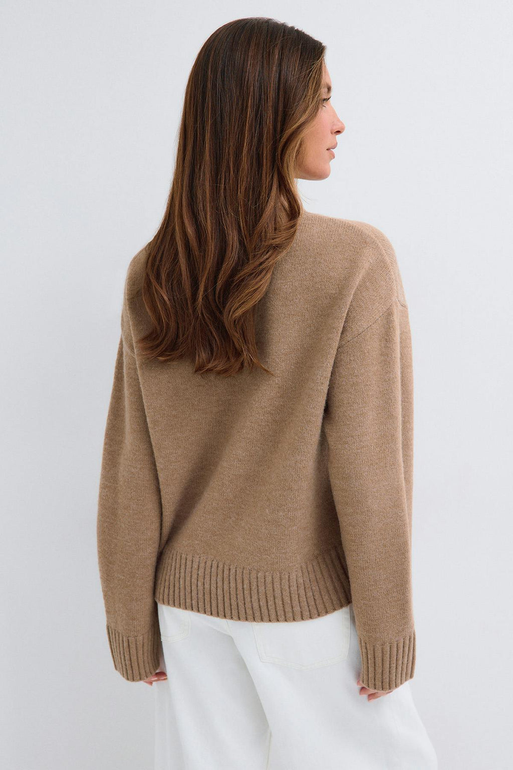 Knitted turtleneck sweater