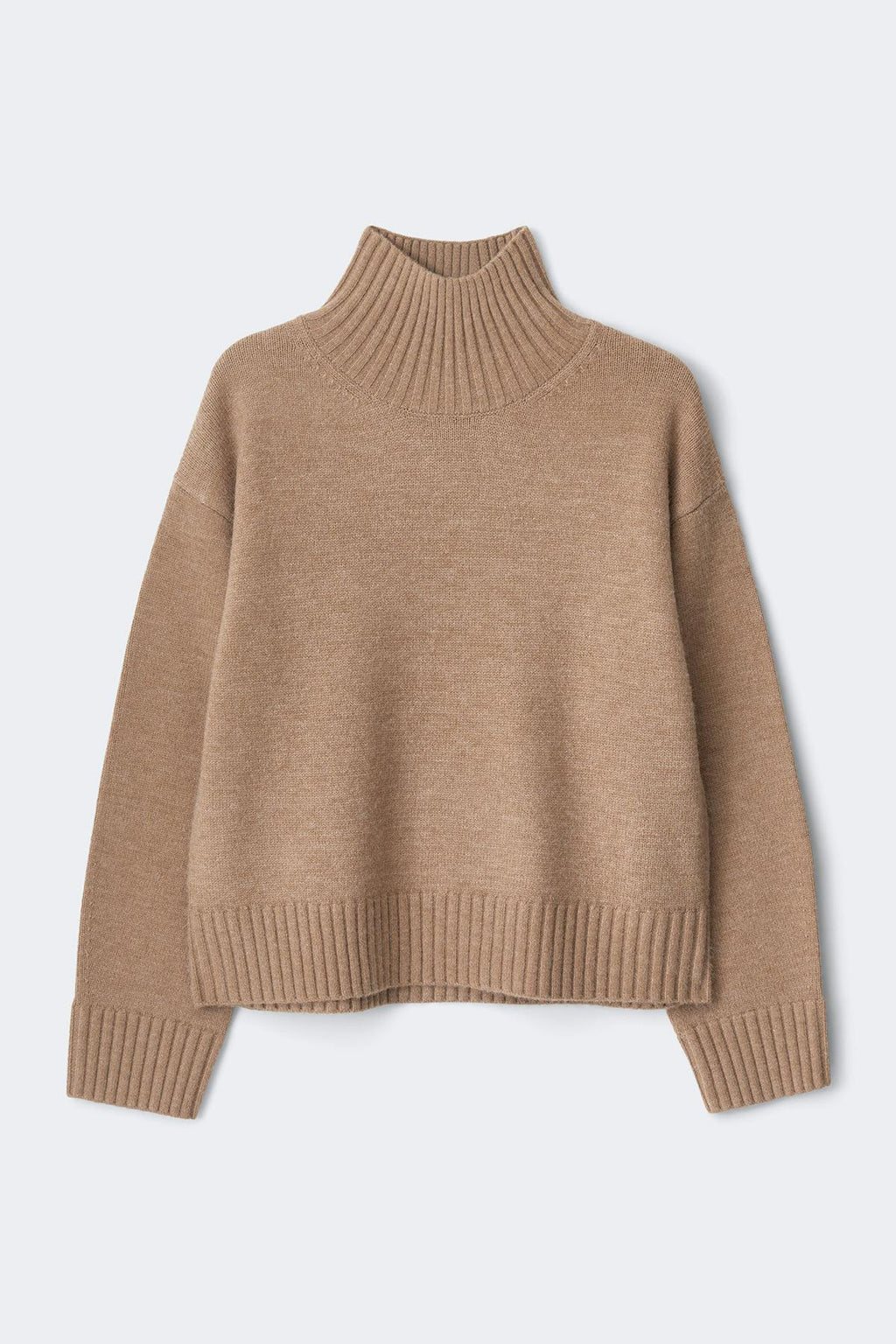 Knitted turtleneck sweater