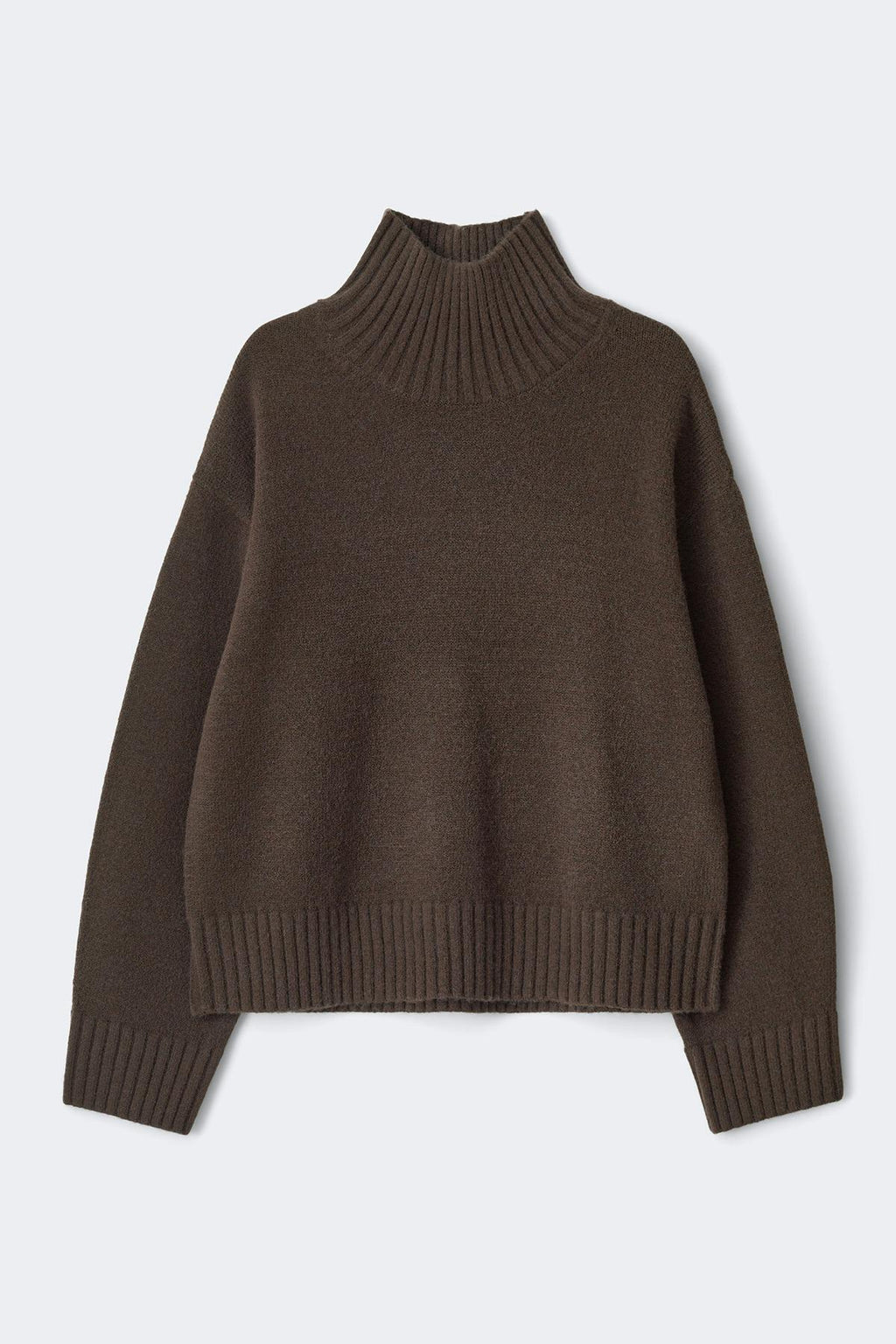 Knitted turtleneck sweater