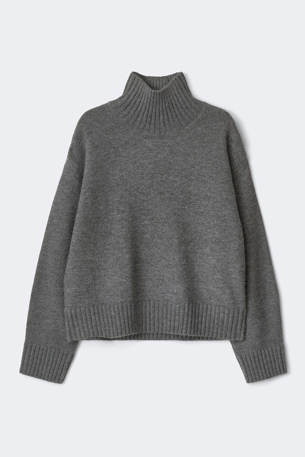 Knitted turtleneck sweater