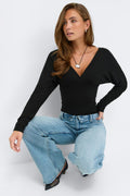 V-neck top