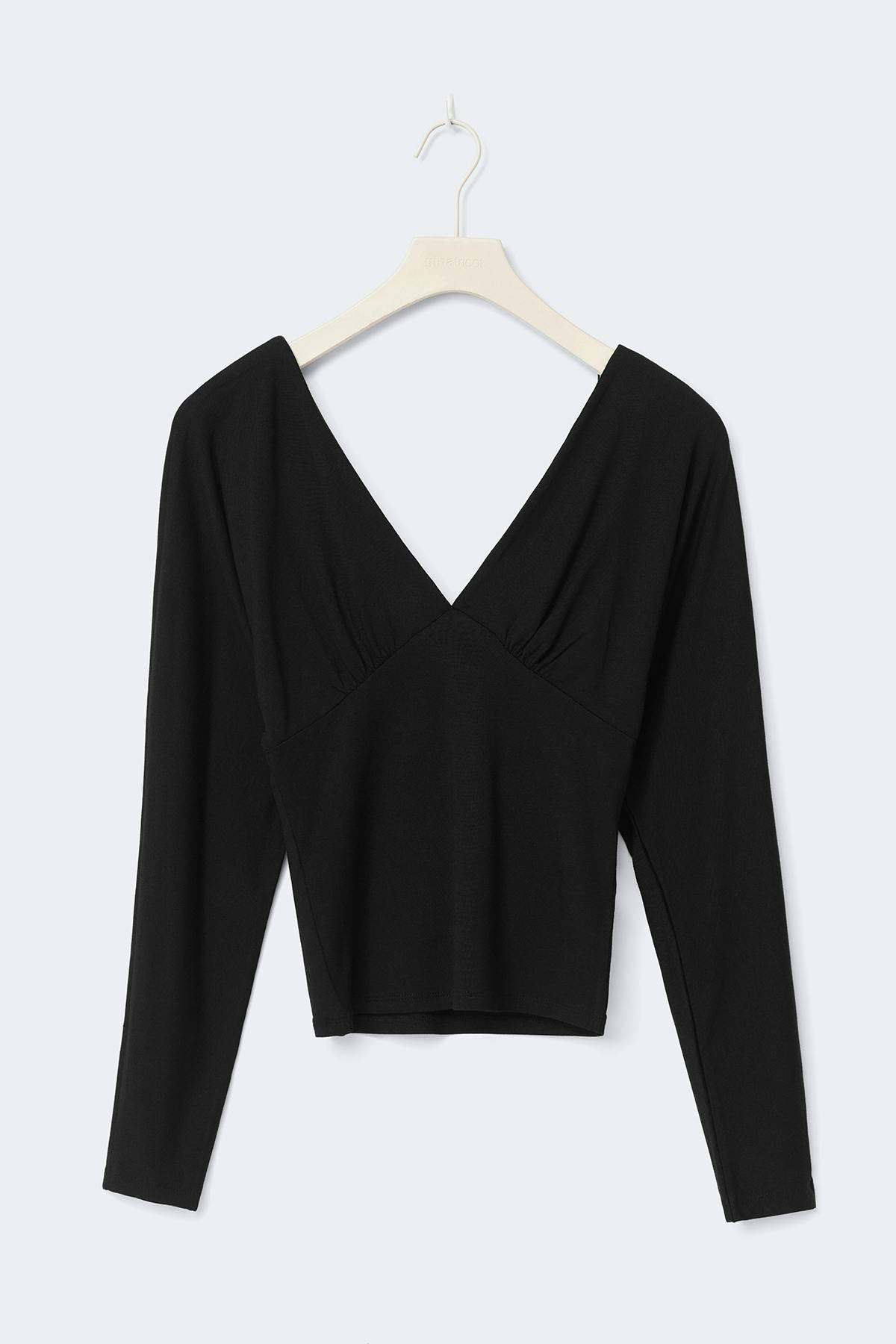 V-neck top