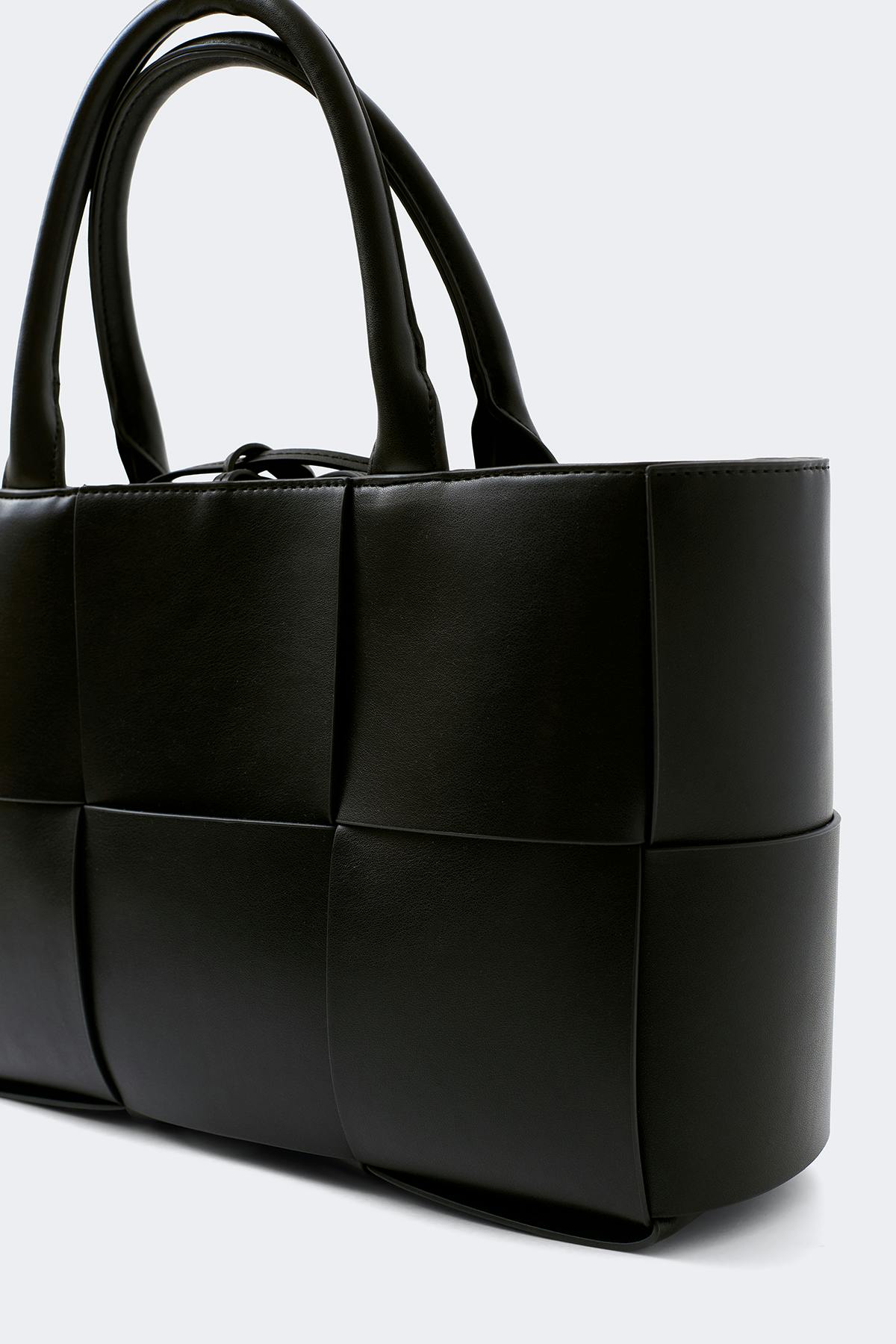 Big braided tote bag