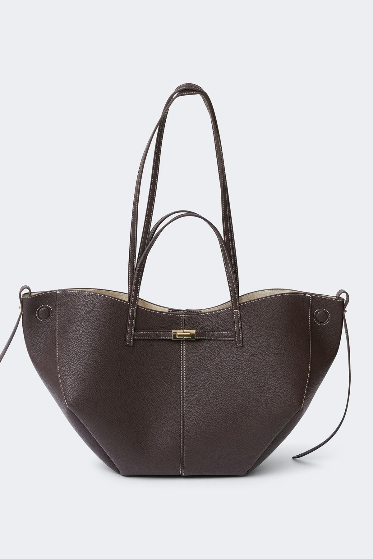 Detail strap tote bag