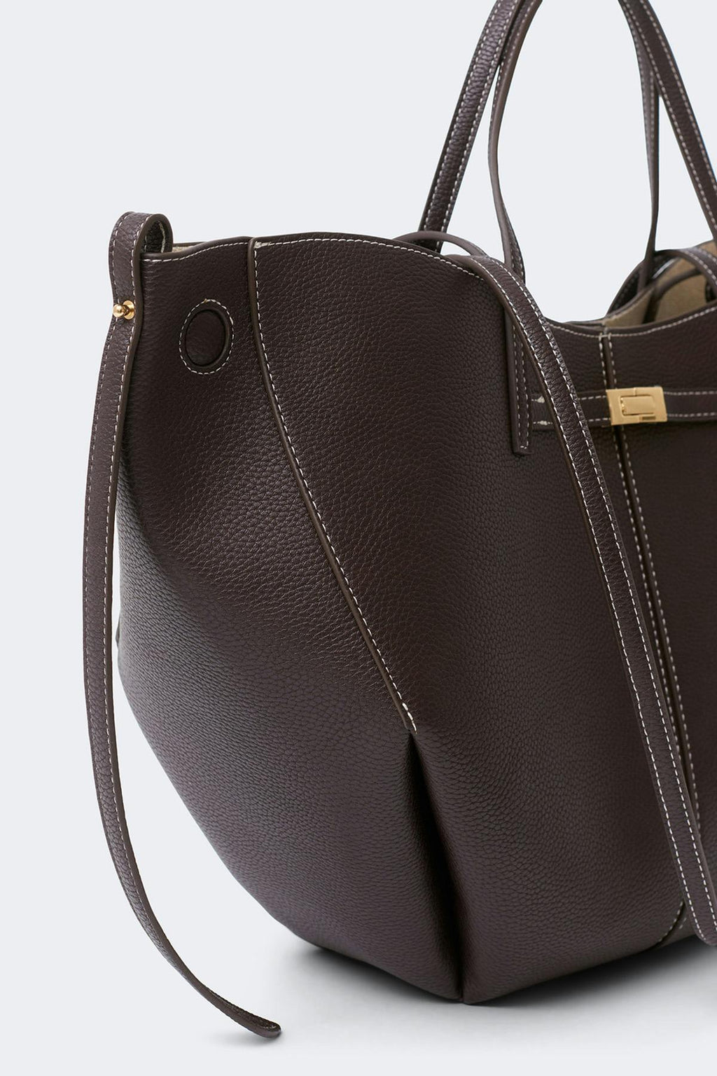 Detail strap tote bag