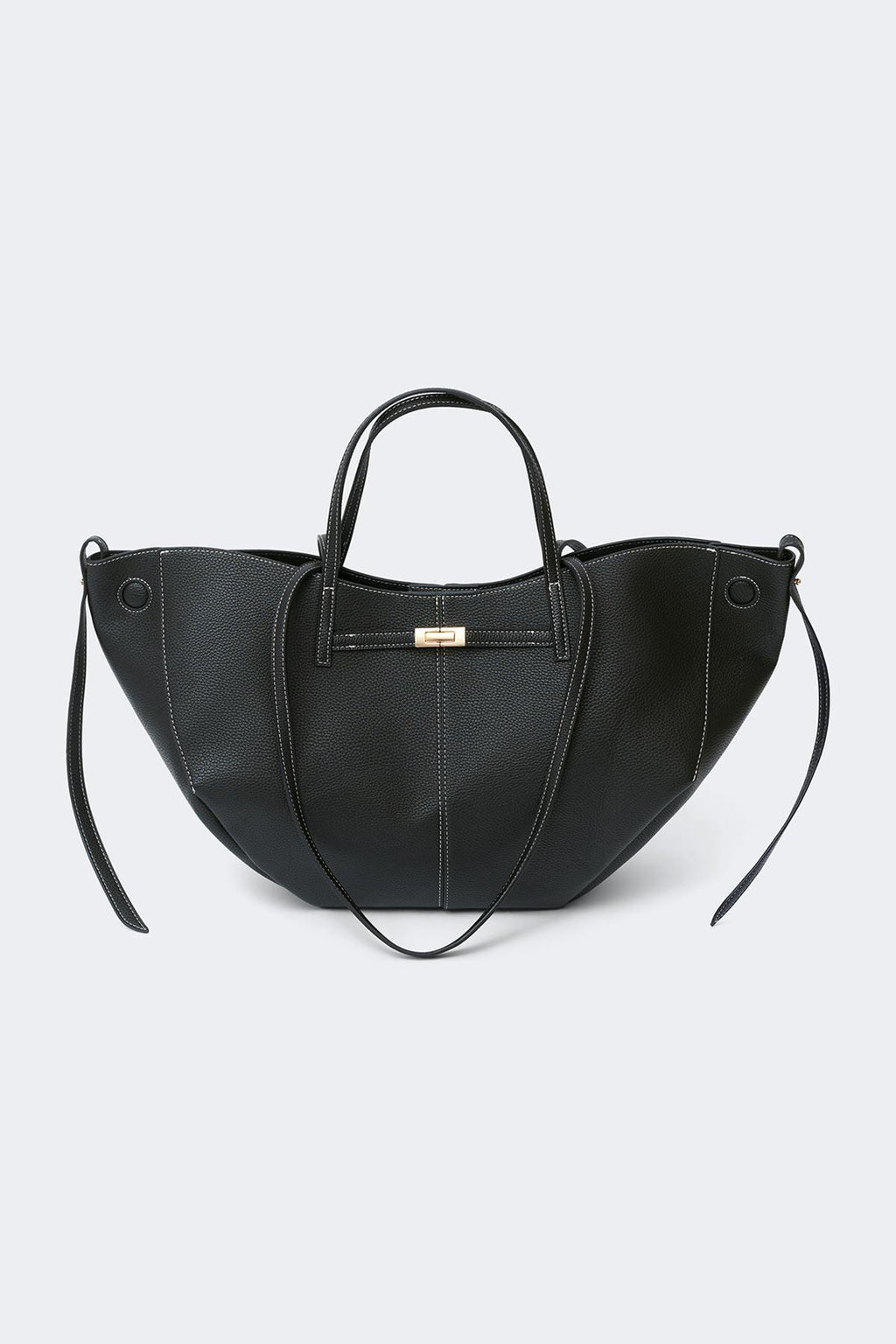 Detail strap tote bag