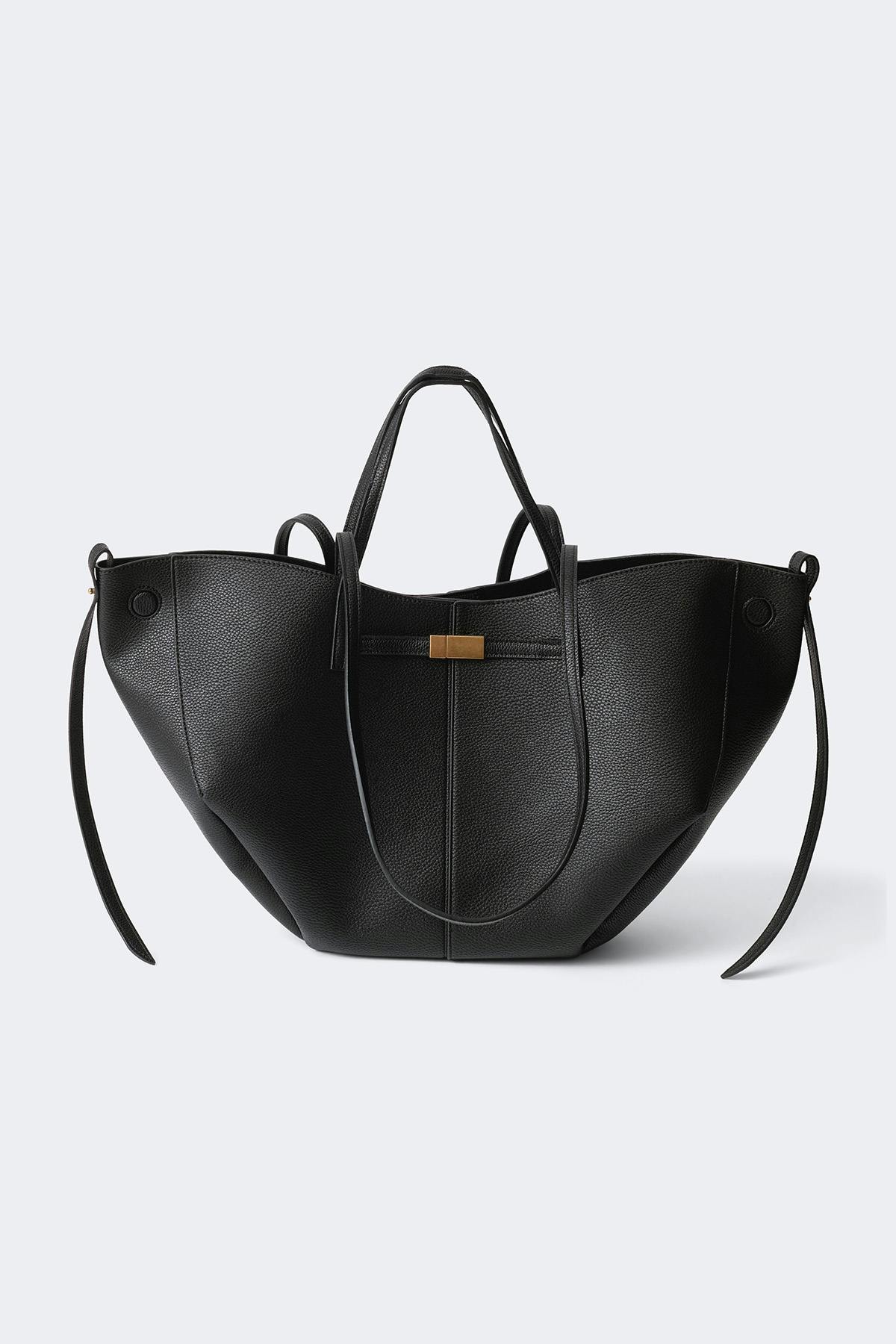 Detail strap tote bag