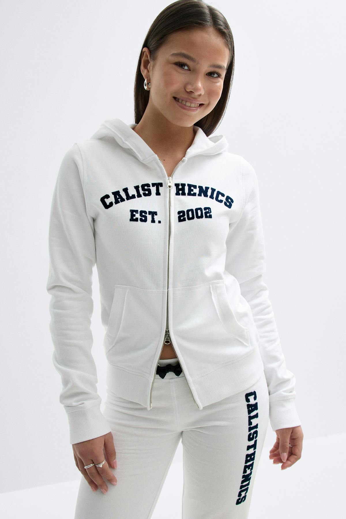 Y y2k 2 way zip hoodie
