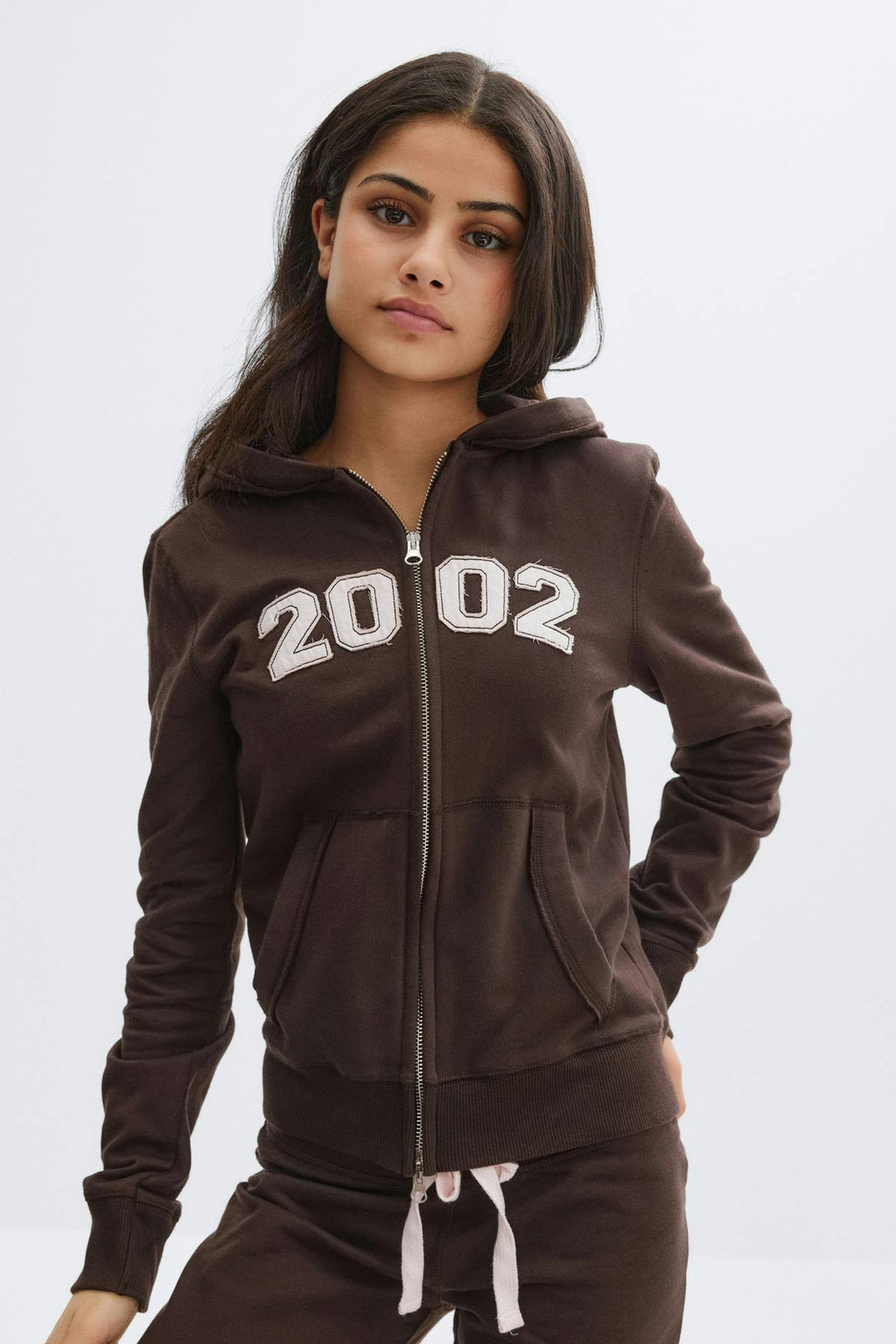 Y y2k 2 way zip hoodie