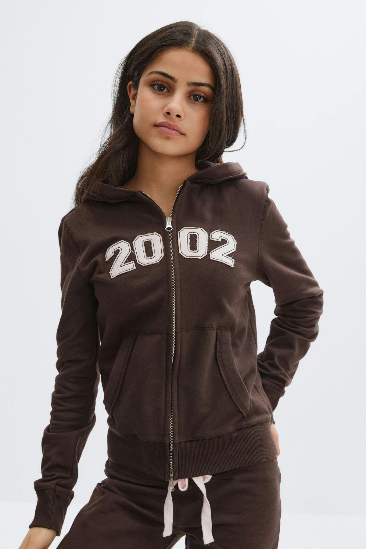Y y2k 2 way zip hoodie