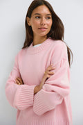 Crew neck knitted sweater