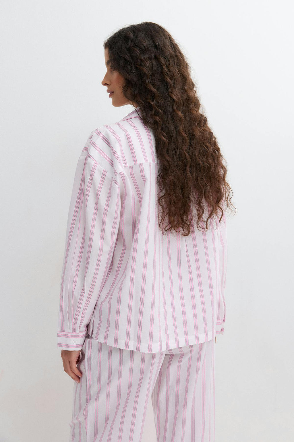 Poplin pyjamas shirt
