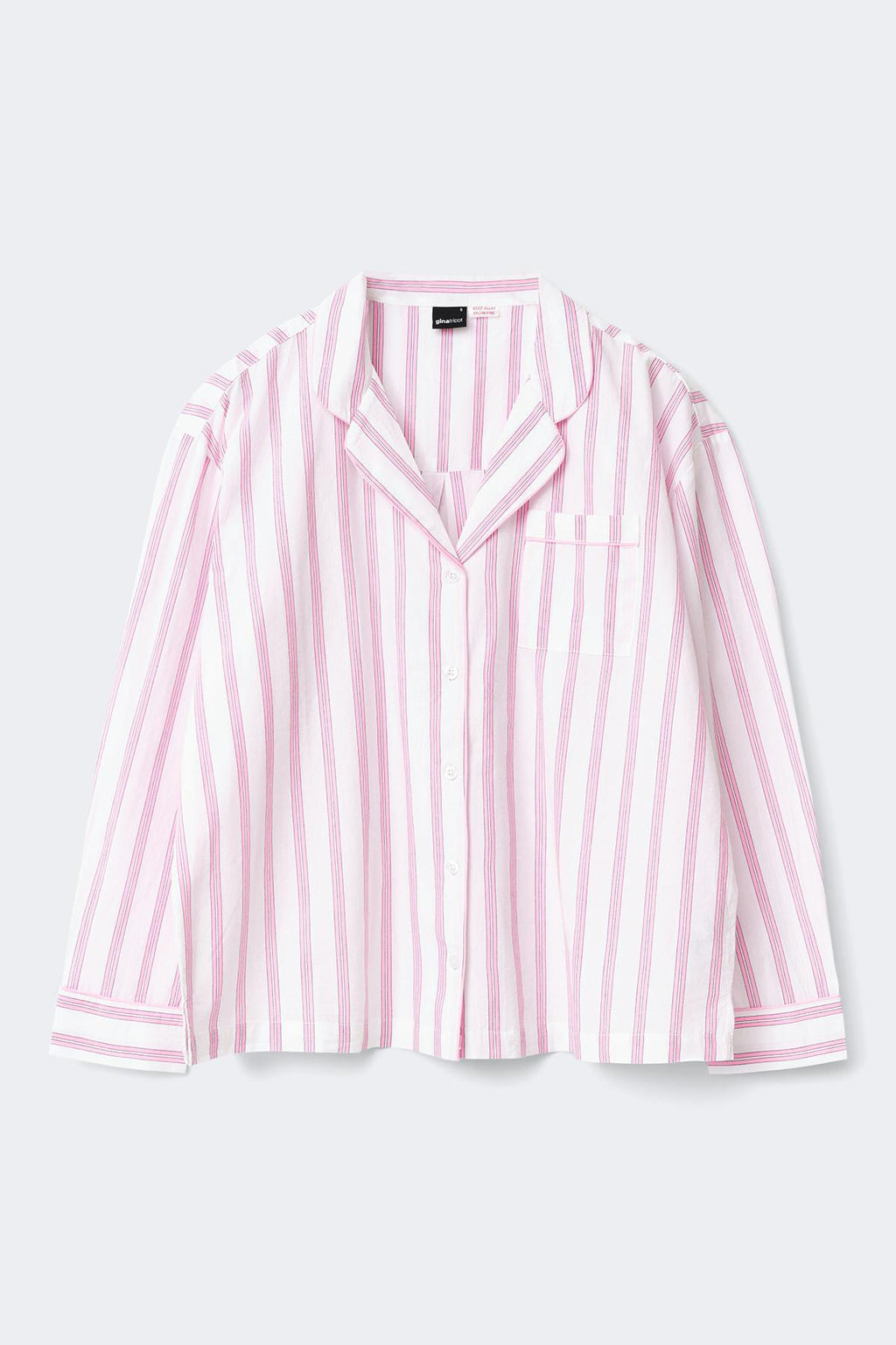Poplin pyjamas shirt