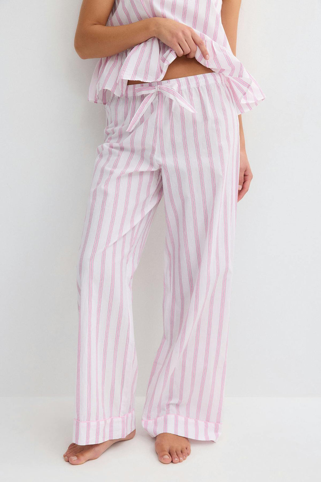 Poplin pyjamas trousers