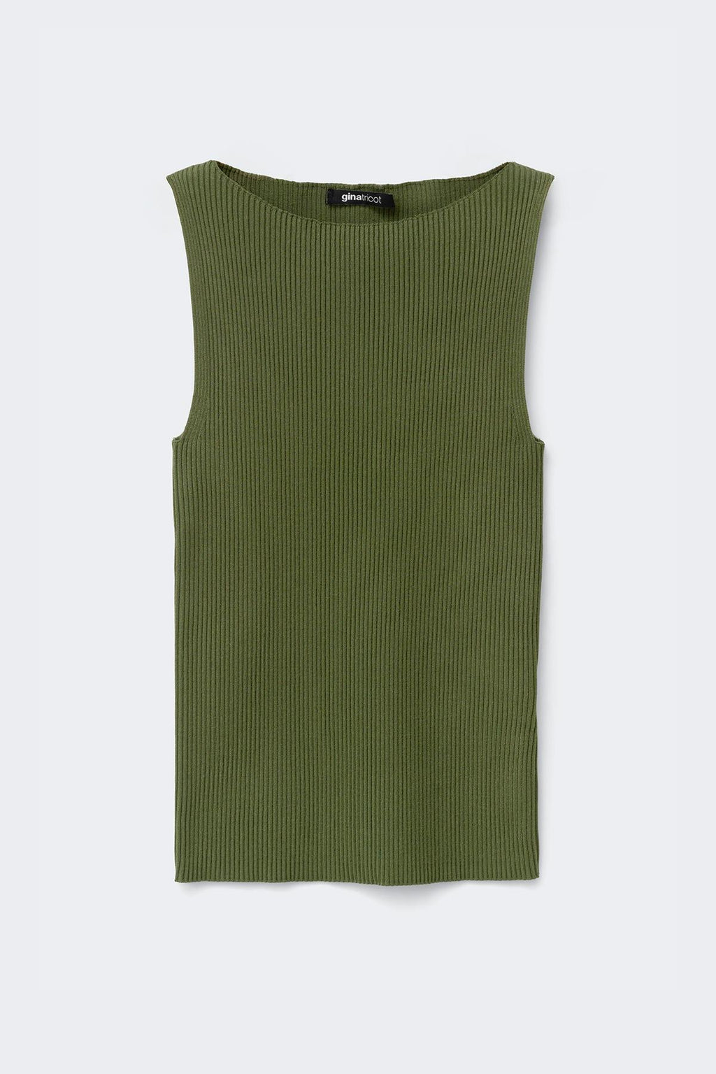 Knitted ribb singlet
