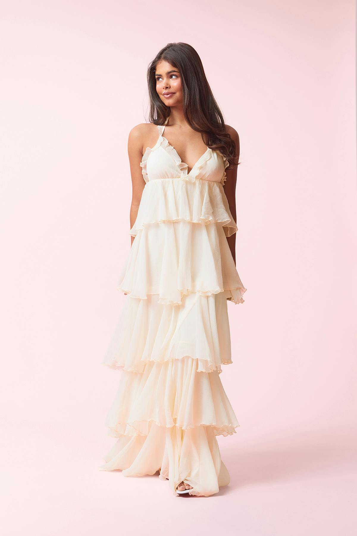 14+ prom frill dress