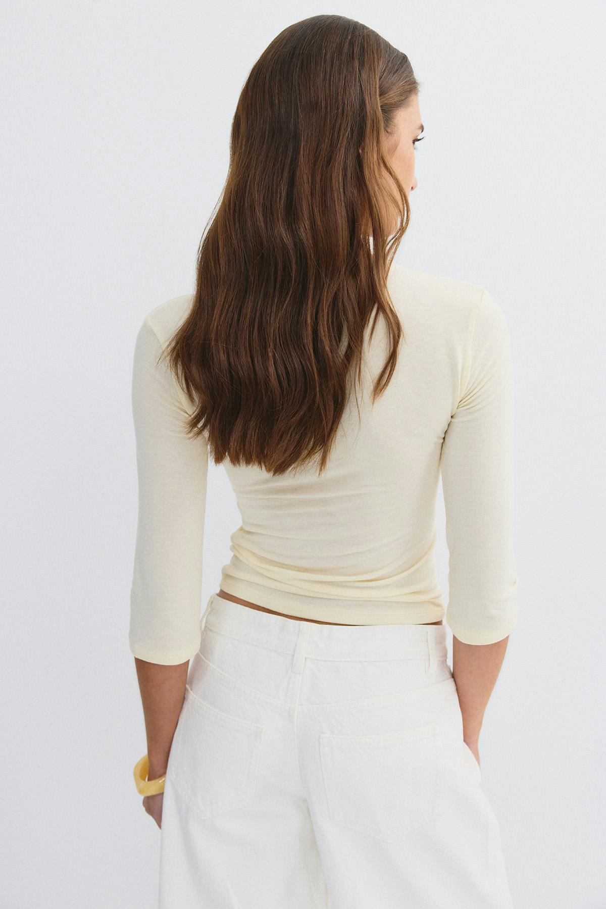 V-neck top