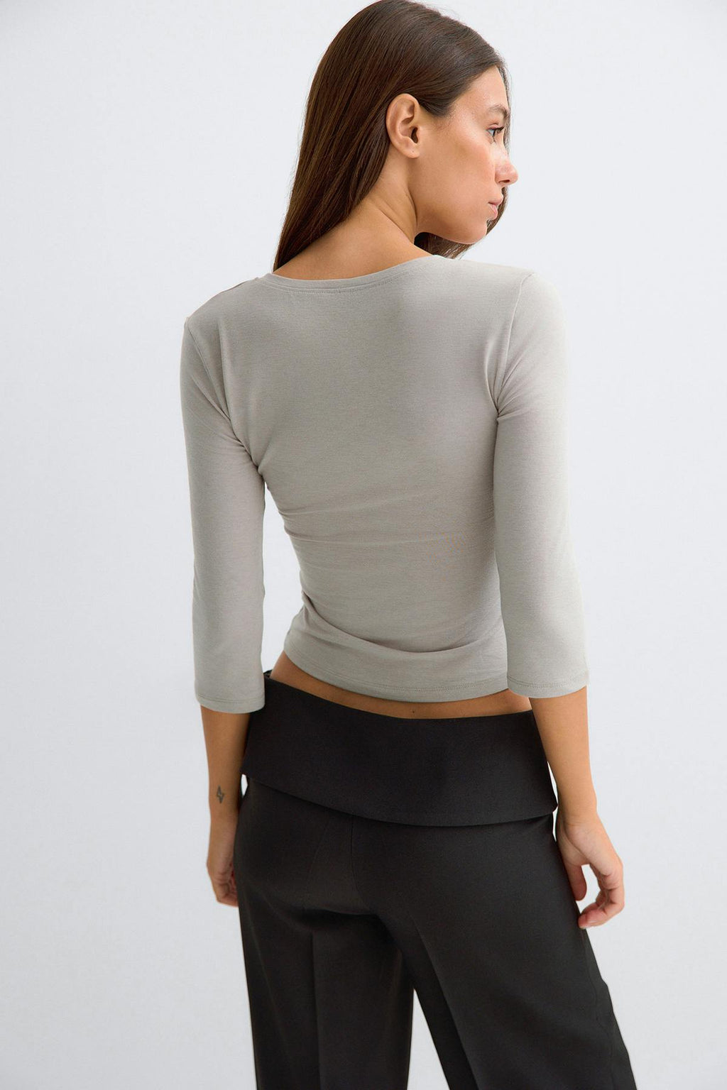 V-neck top