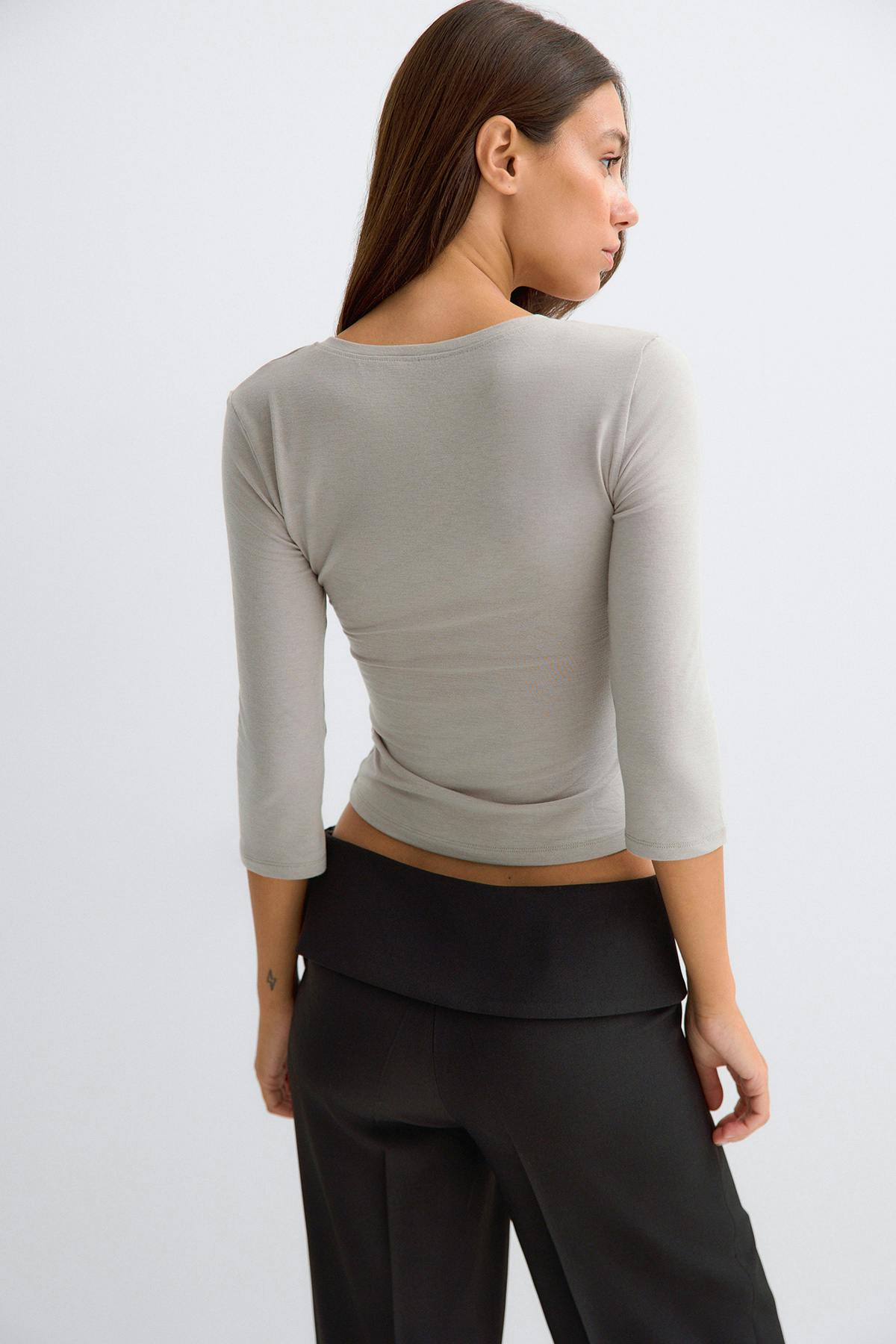 V-neck top