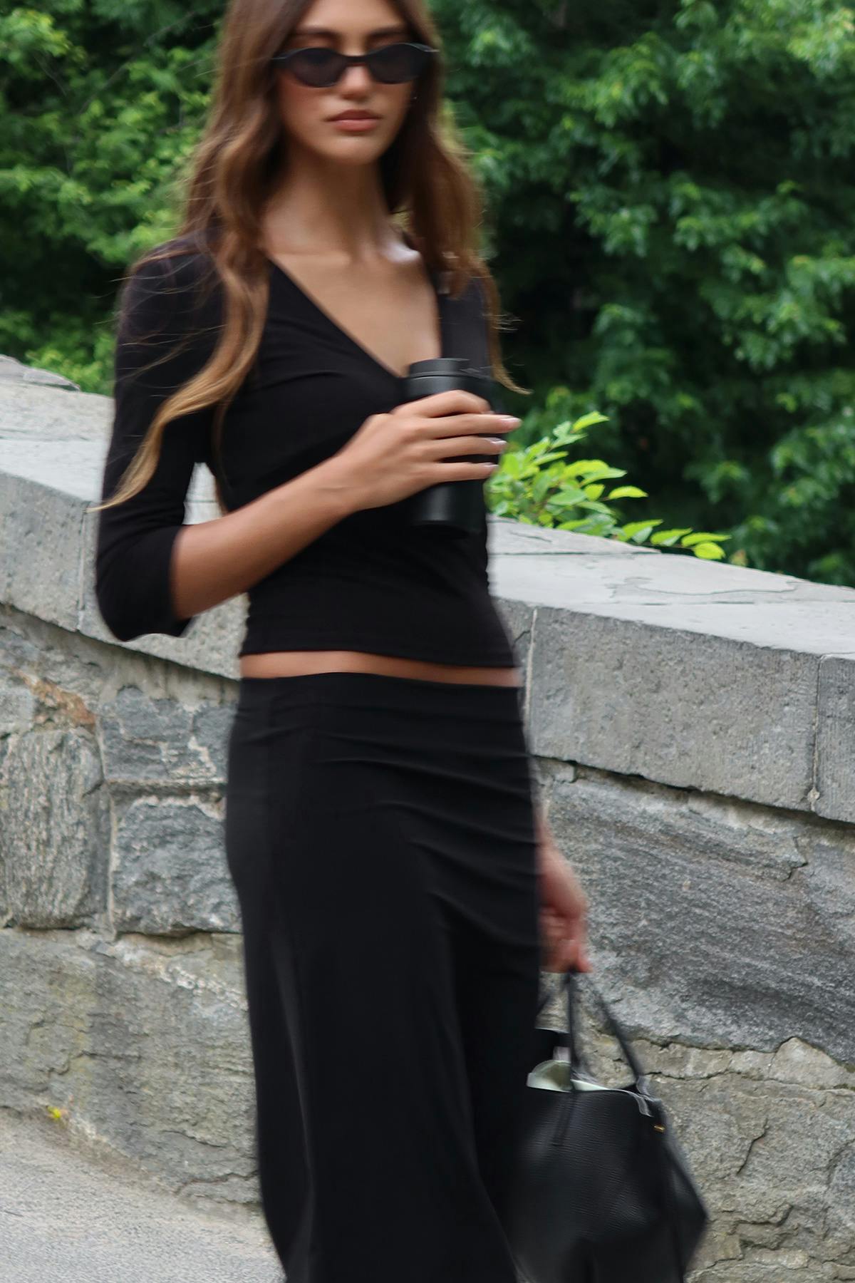 V-neck top