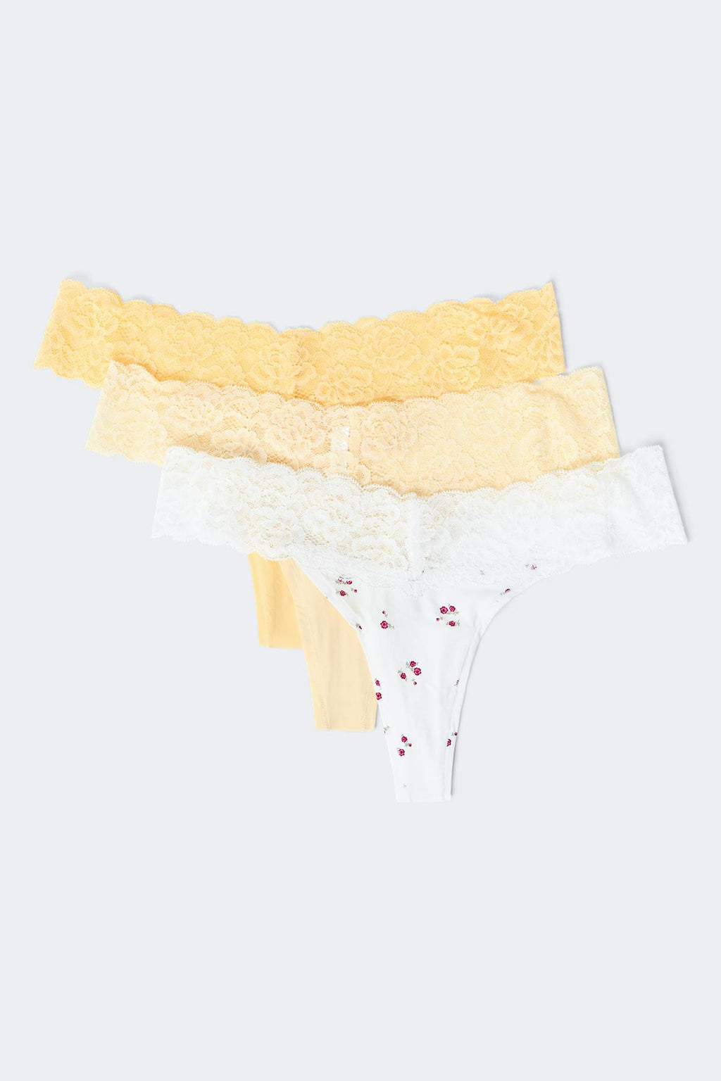 3-pack soft micro thong