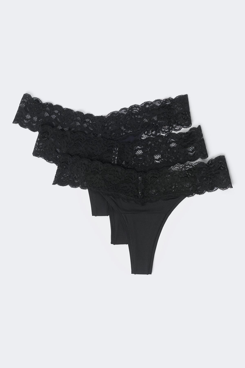 3-pack soft micro thong
