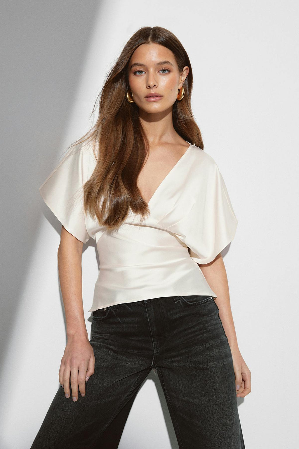 Satin top