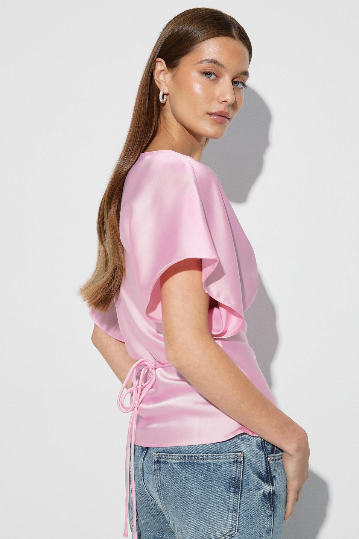 Satin top