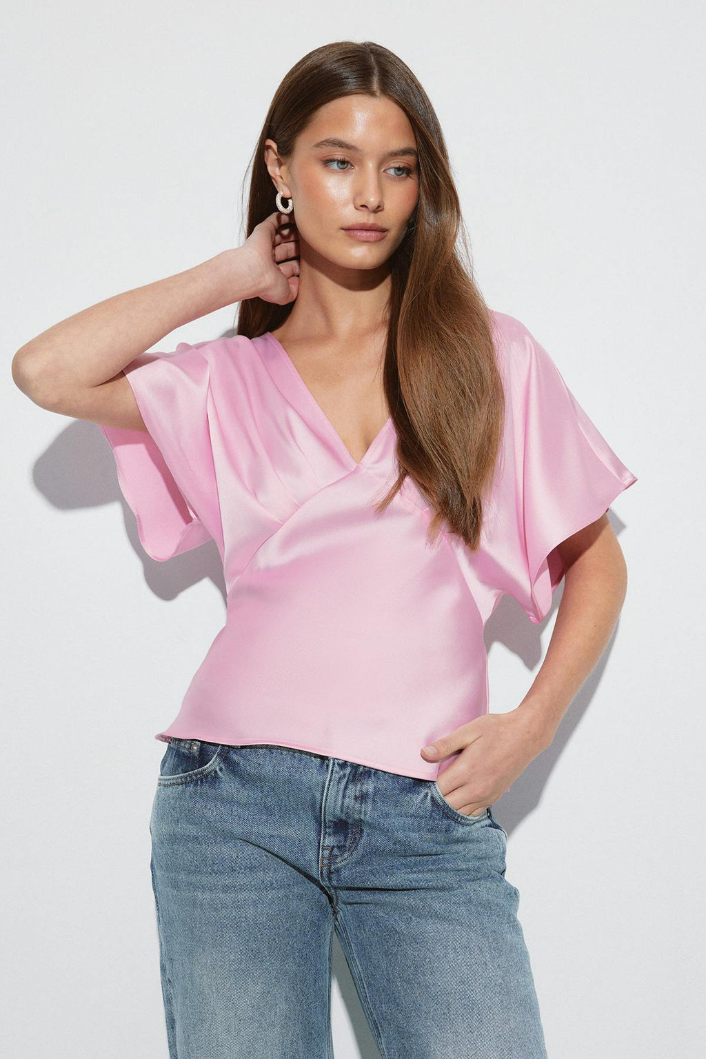 Satin top