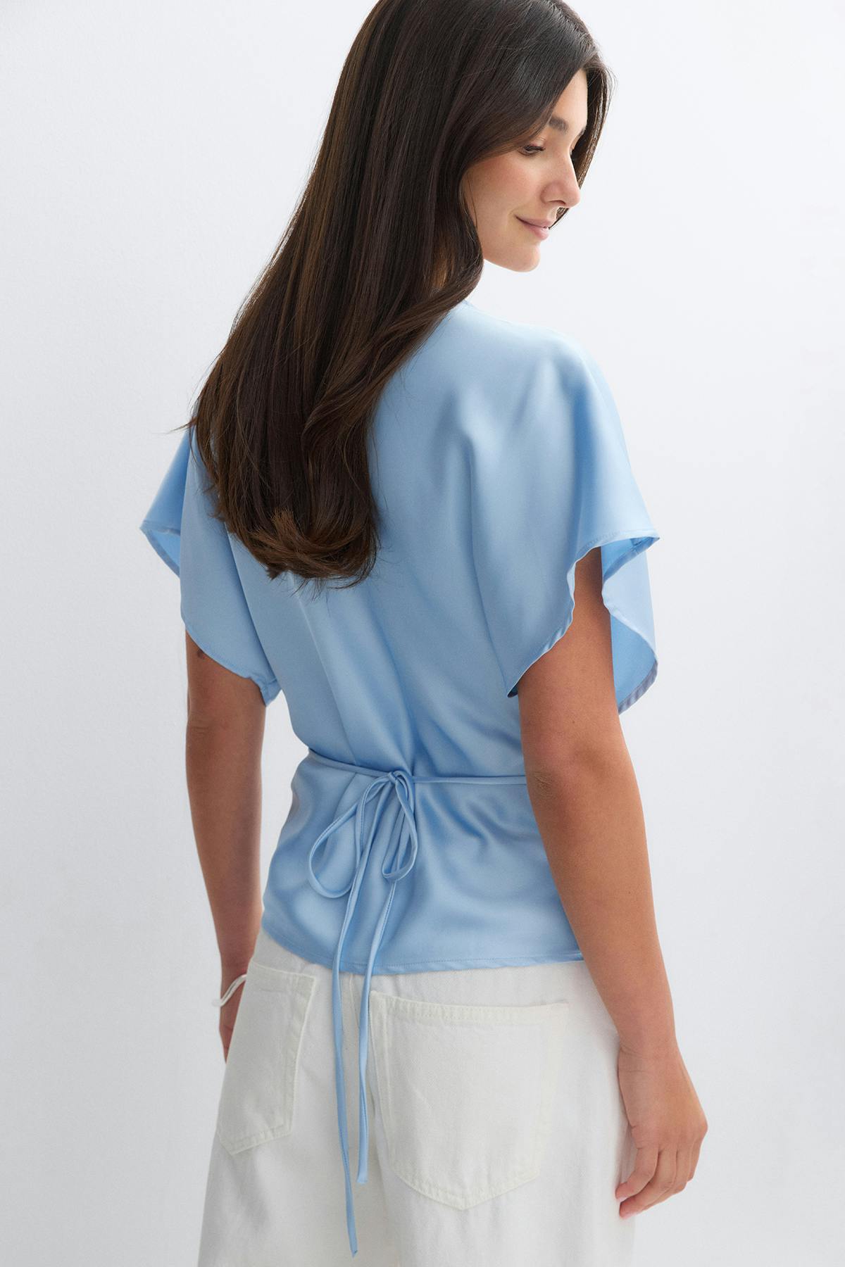 Satin top