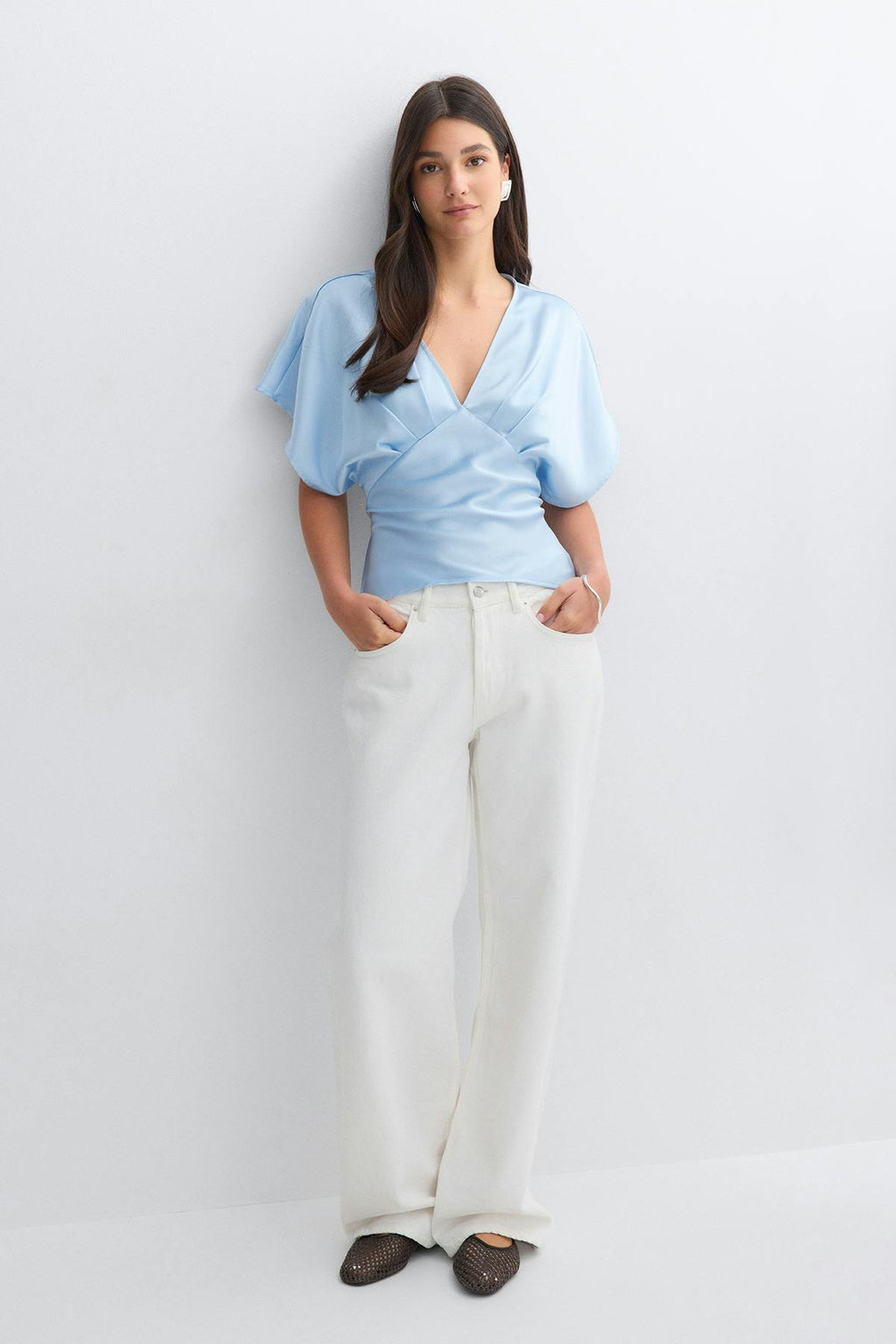 Satin top