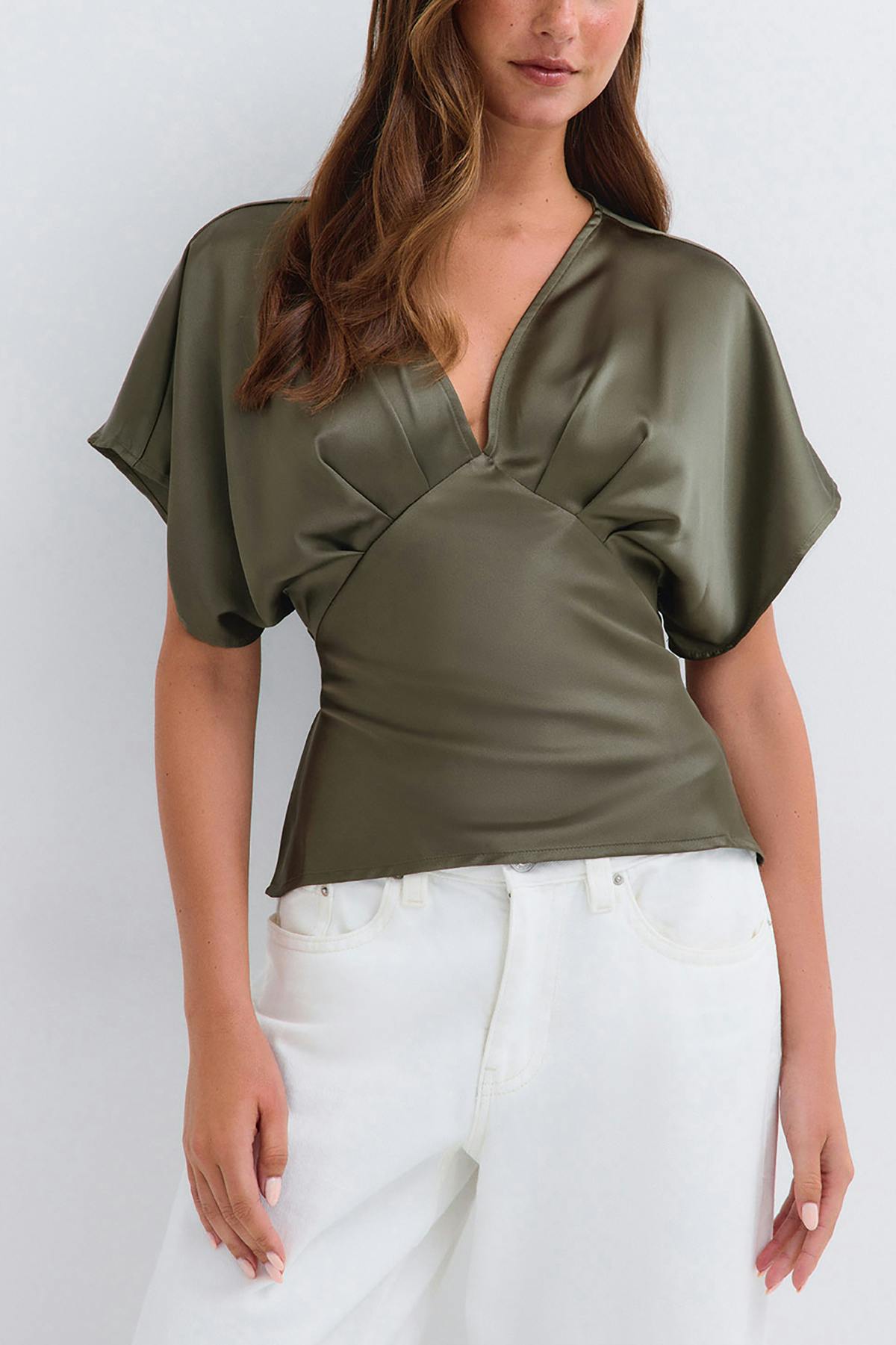 Satin top