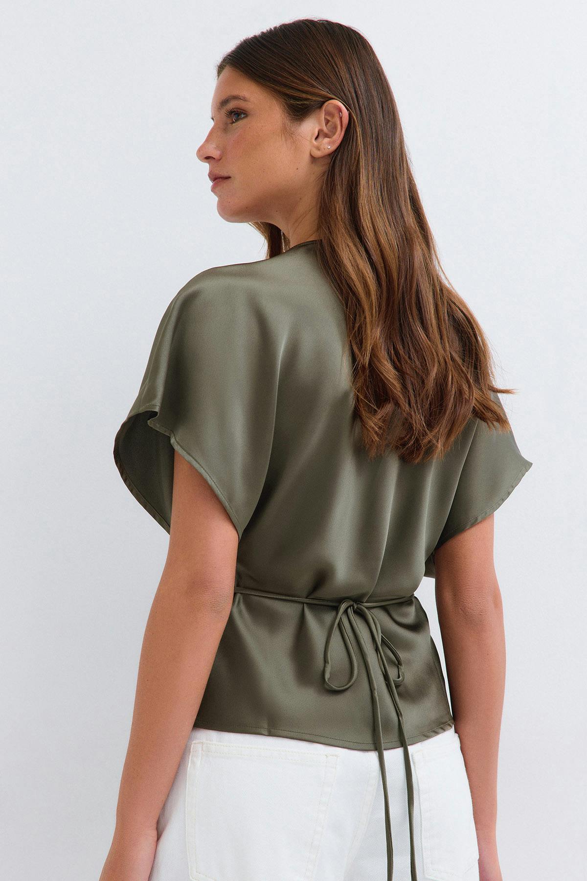 Satin top