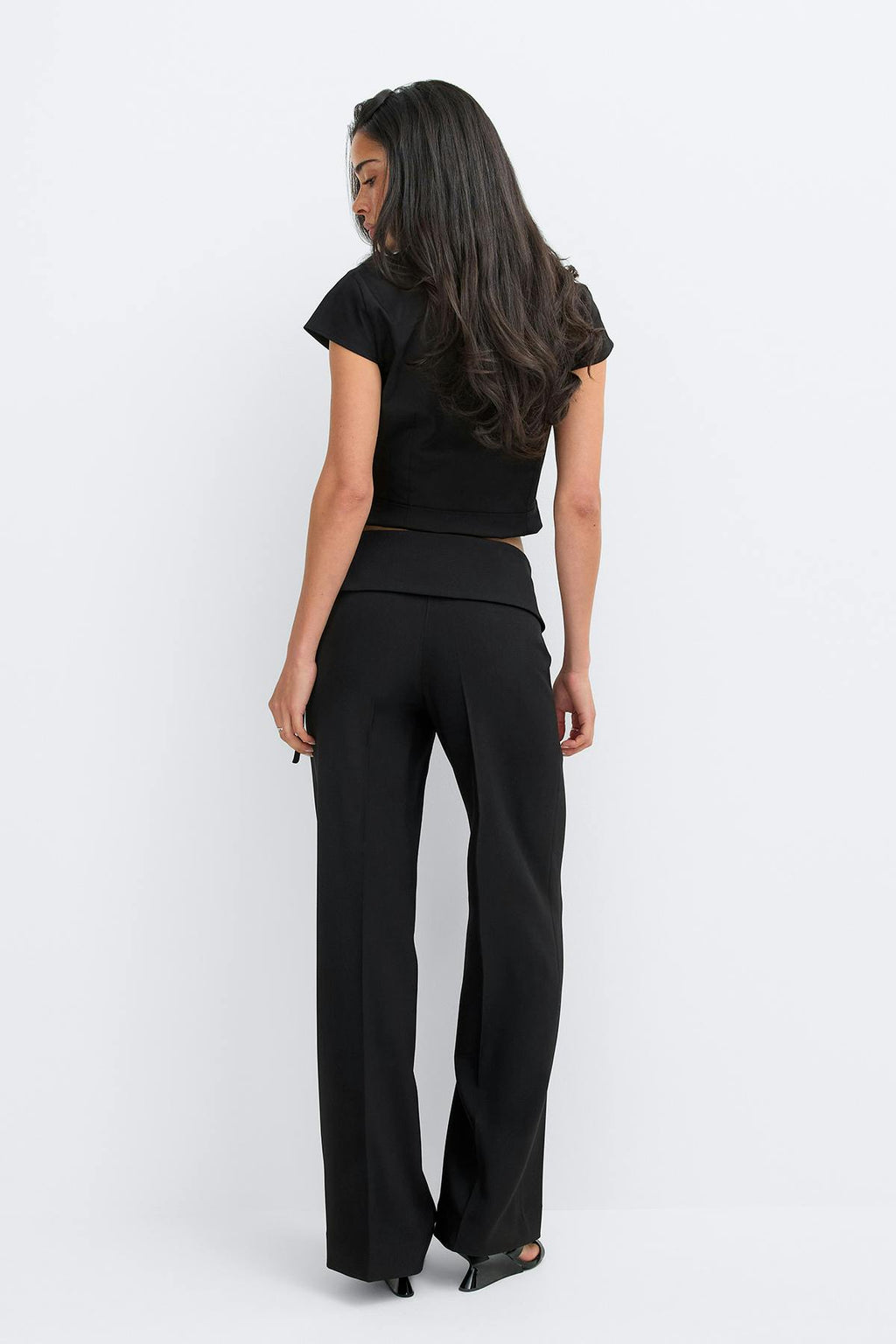 Fold down trousers